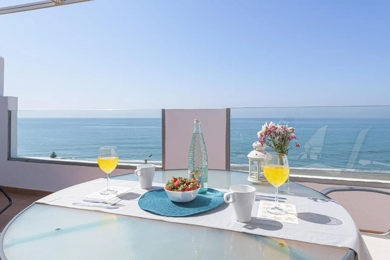 Lägenhet Wintowinrentals Amazing Front Sea View & Relax Torre de Benagalbon Spanien